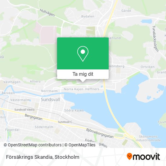 Försäkrings Skandia karta