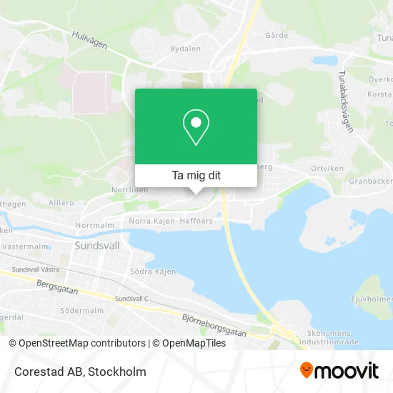 Corestad AB karta