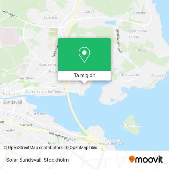 Solar Sundsvall karta