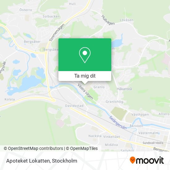 Apoteket Lokatten karta