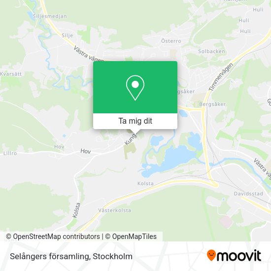Selångers församling karta