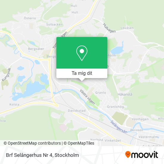 Brf Selångerhus Nr 4 karta