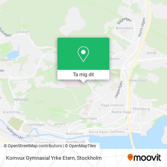 Komvux Gymnasial Yrke Etern karta