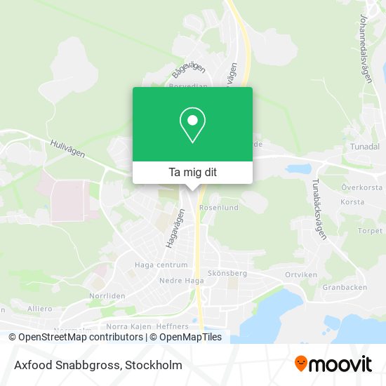 Axfood Snabbgross karta