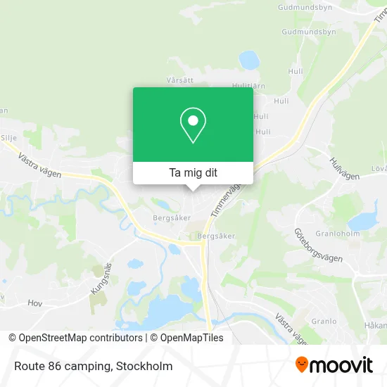 Route 86 camping karta