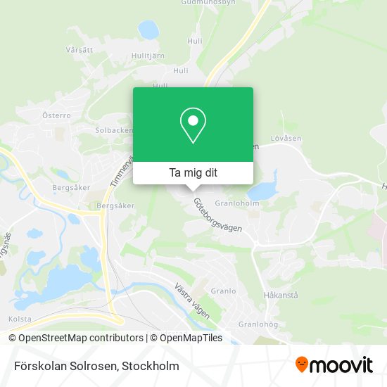 Förskolan Solrosen karta