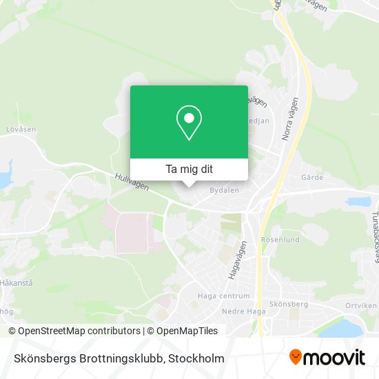 Skönsbergs Brottningsklubb karta