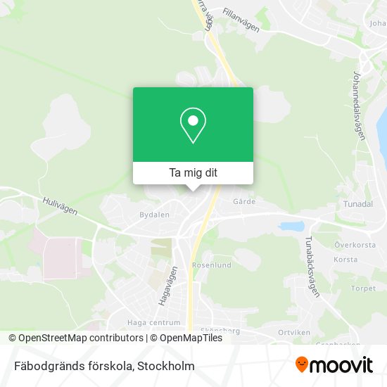 Fäbodgränds förskola karta