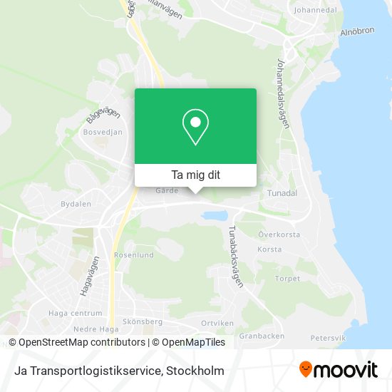 Ja Transportlogistikservice karta