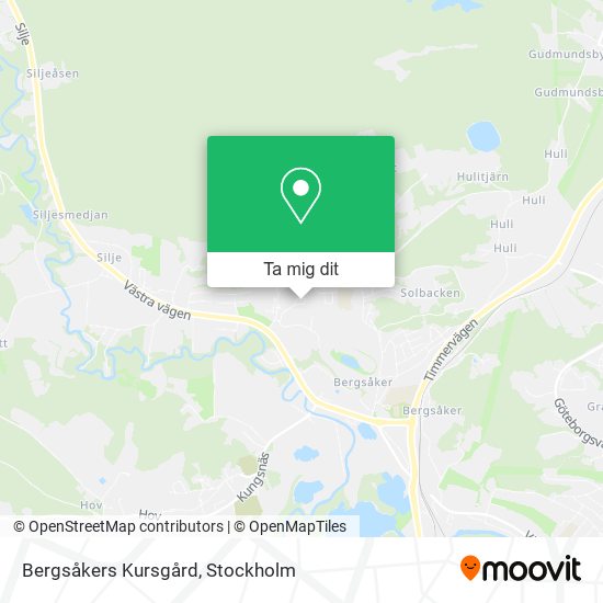 Bergsåkers Kursgård karta