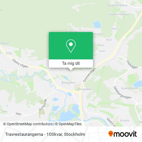 Travrestaurangerna - 100kvar karta