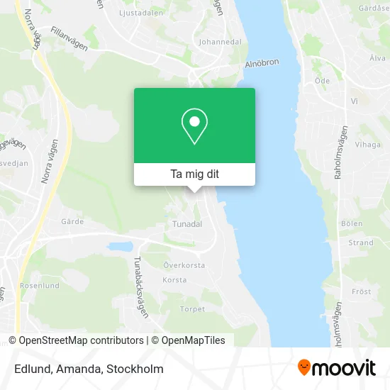 Edlund, Amanda karta