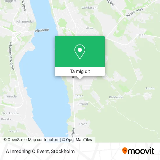 A Inredning O Event karta