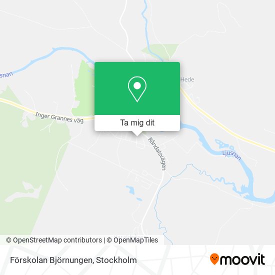 Förskolan Björnungen karta
