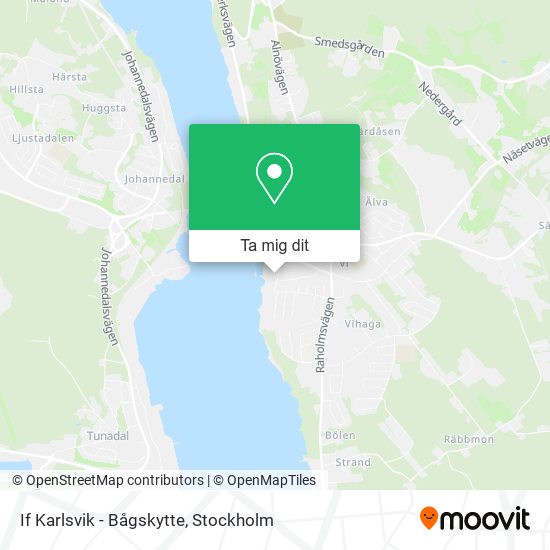 If Karlsvik - Bågskytte karta