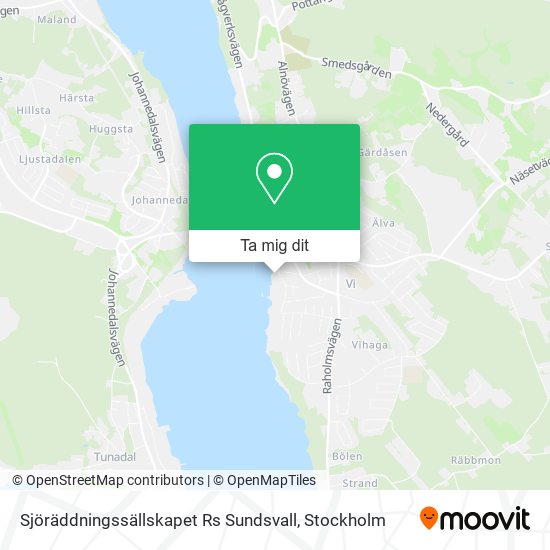 Sjöräddningssällskapet Rs Sundsvall karta