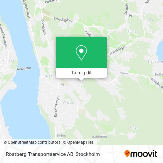 Röstberg Transportservice AB karta