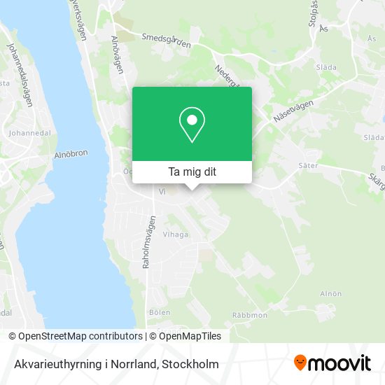 Akvarieuthyrning i Norrland karta
