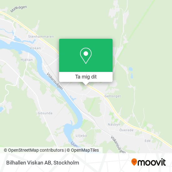 Bilhallen Viskan AB karta