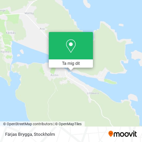 Färjas Brygga karta