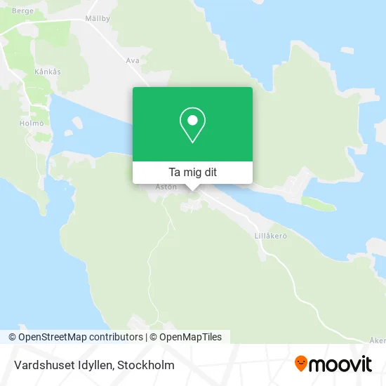 Vardshuset Idyllen karta
