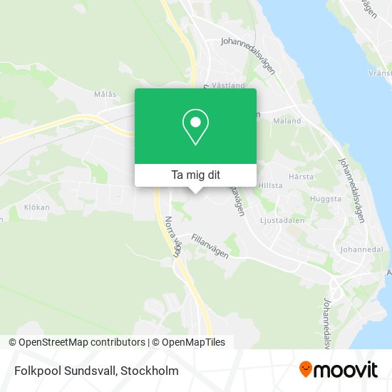 Folkpool Sundsvall karta