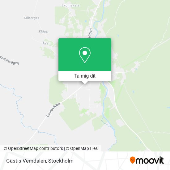 Gästis Vemdalen karta