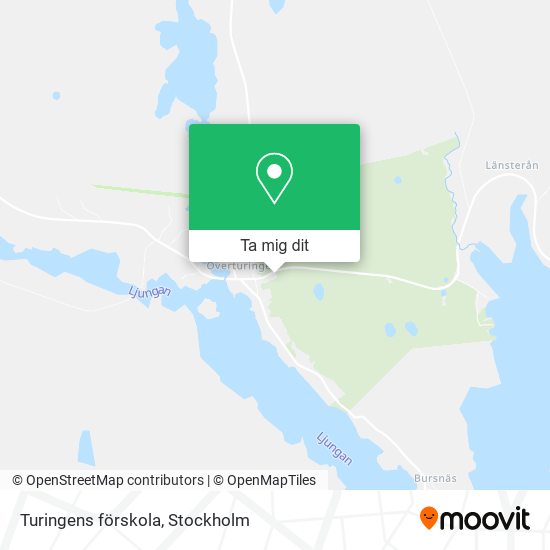 Turingens förskola karta