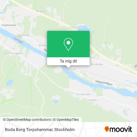 Boda Borg Torpshammar karta