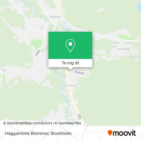 Häggströms Blommor karta