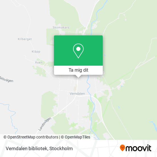 Vemdalen bibliotek karta