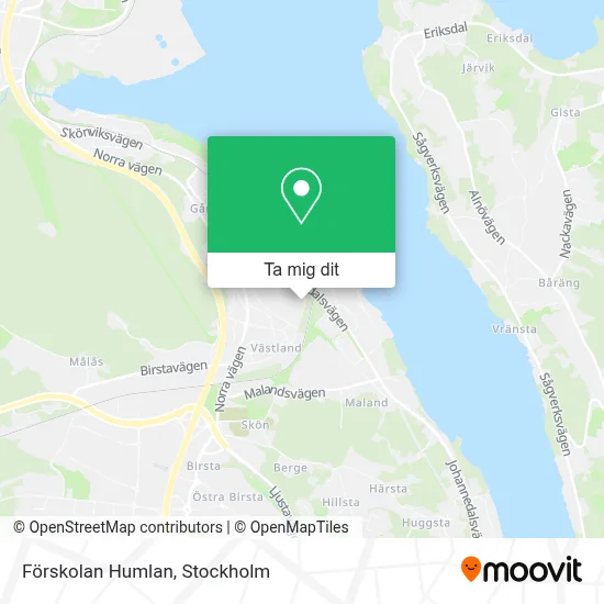 Förskolan Humlan karta