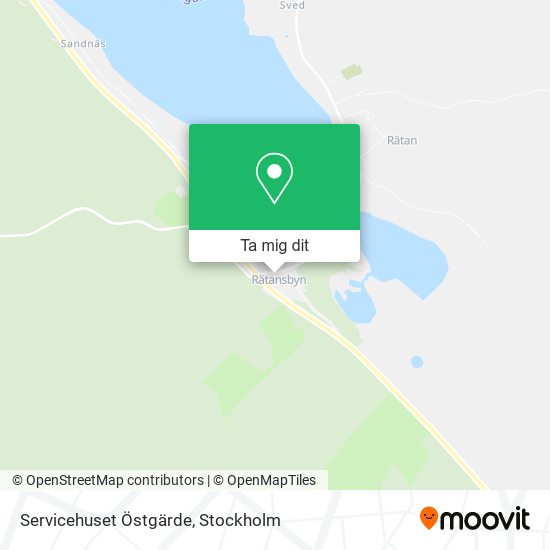 Servicehuset Östgärde karta