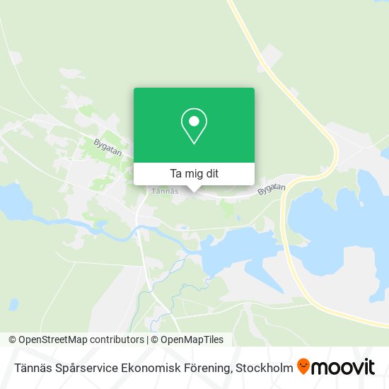 Tännäs Spårservice Ekonomisk Förening karta