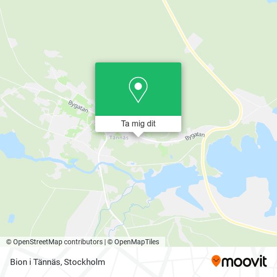Bion i Tännäs karta
