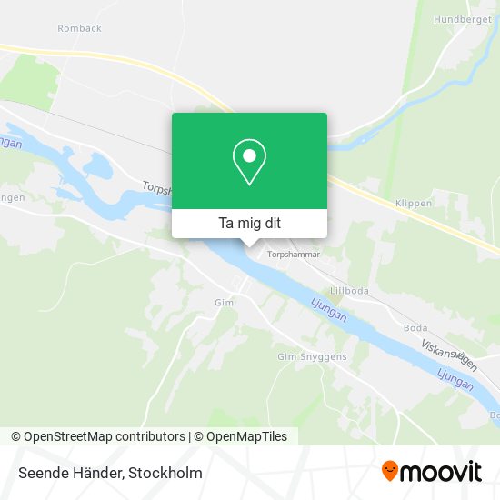 Seende Händer karta