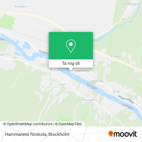 Hammarens förskola karta