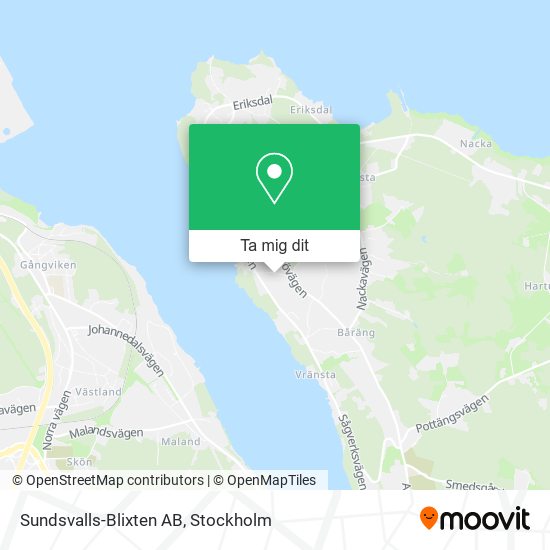 Sundsvalls-Blixten AB karta