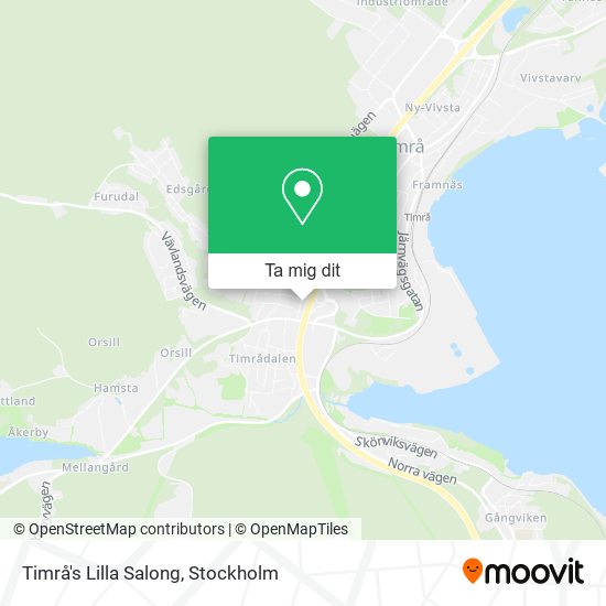 Timrå's Lilla Salong karta