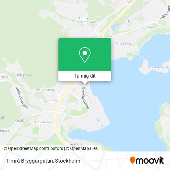 Timrå Bryggargatan karta