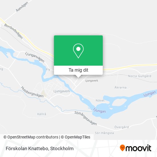 Förskolan Knattebo karta