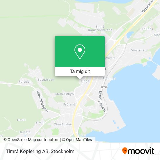Timrå Kopiering AB karta