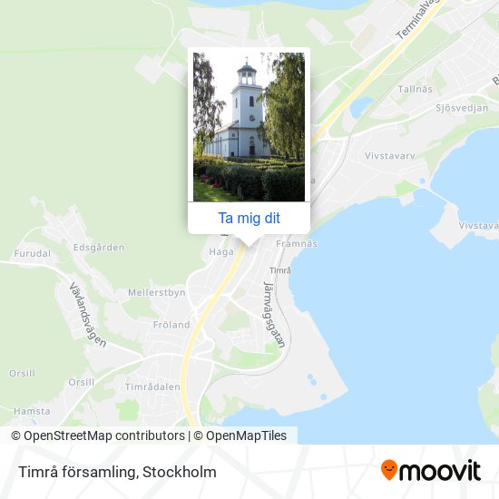 Timrå församling karta