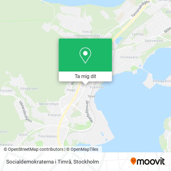 Socialdemokraterna i Timrå karta