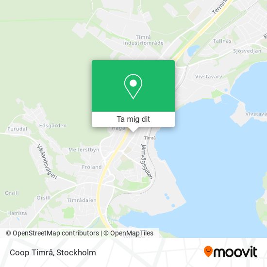 Coop Timrå karta
