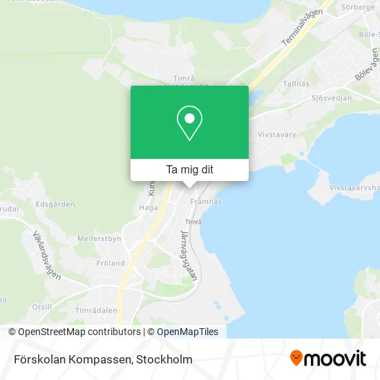 Förskolan Kompassen karta