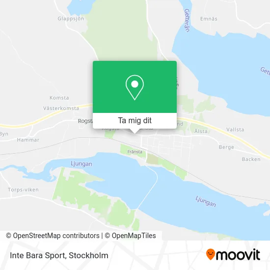 Inte Bara Sport karta