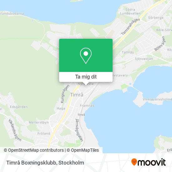Timrå Boxningsklubb karta