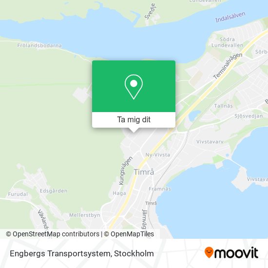 Engbergs Transportsystem karta