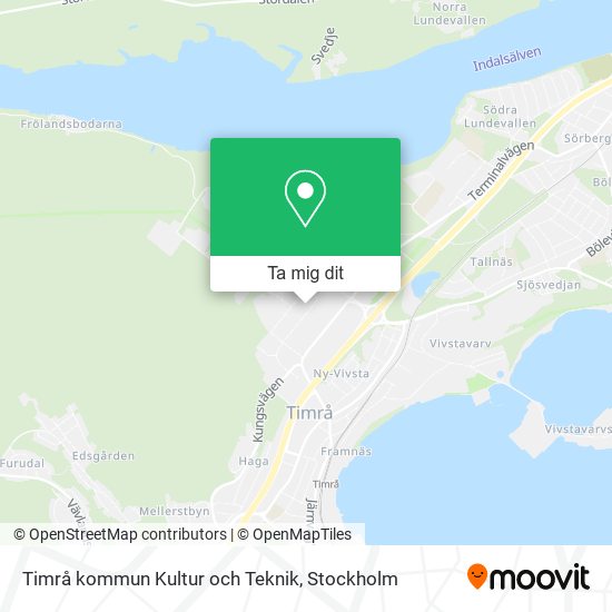 Timrå kommun Kultur och Teknik karta